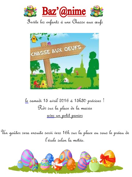 Affiche paques 2017