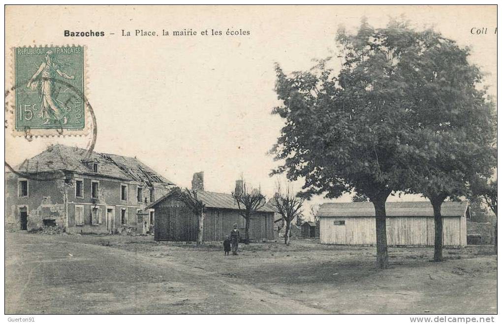 Place de la mairie après 1918