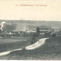 Vue sur la route de Fismes